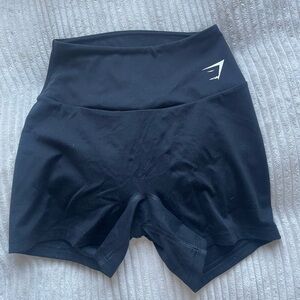 Gymshark Women's Black High-Waisted Shorts